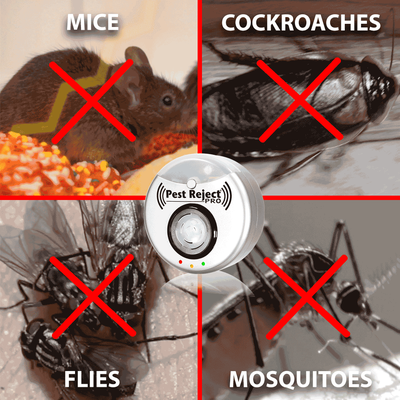 Get Pest Rejection Pro Ultrasonic Pest Control 300 Square Meters